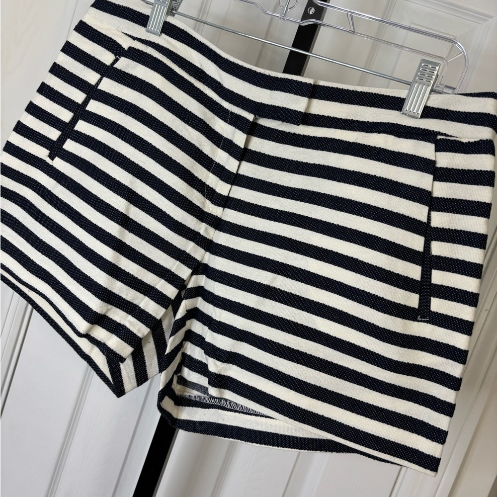 Dalia Striped Black and White Women's Shorts